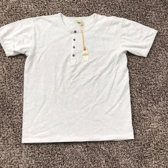 NWT Runabout Goods Honest Henley Shirt in Oatmeal - Picture 5 of 7